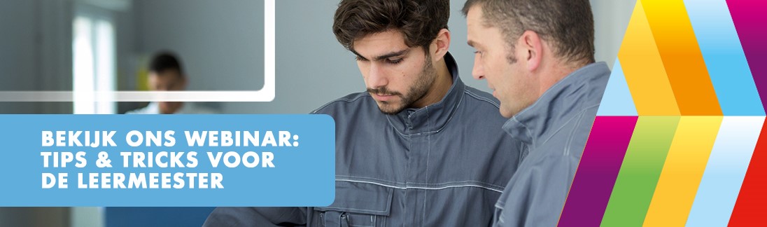 nieuwsbrief banner - webinar tips & tricks voor de leermeester