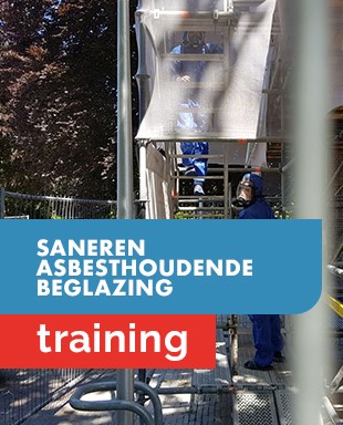 Trainingen - miniaturen - saneren asbesthoudende beglazing