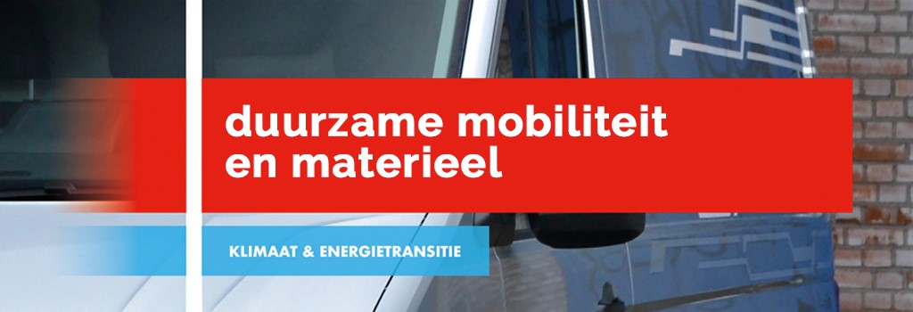 Duurzame mobiliteit en materieel voor schilders en