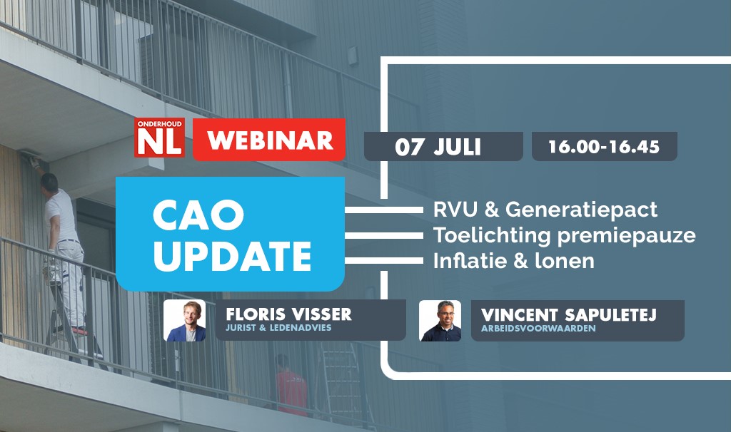 Op 7 juli webinar over RVU, Generatiepact, premiep