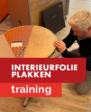 Trainingen - miniaturen - vaktechniek - interieurfolie plakken