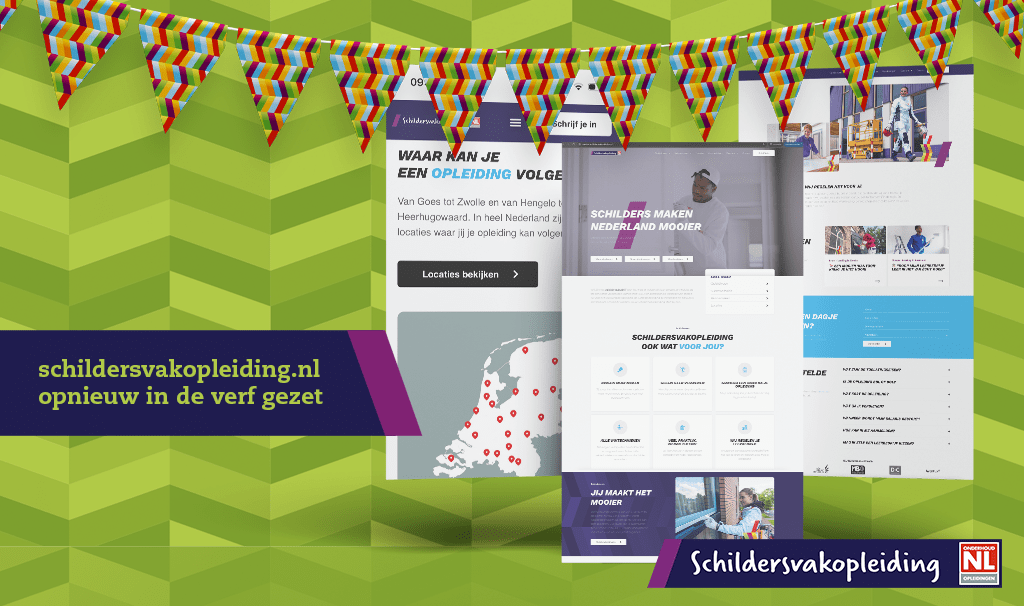 Nieuwe website voor Schildersvakopleiding