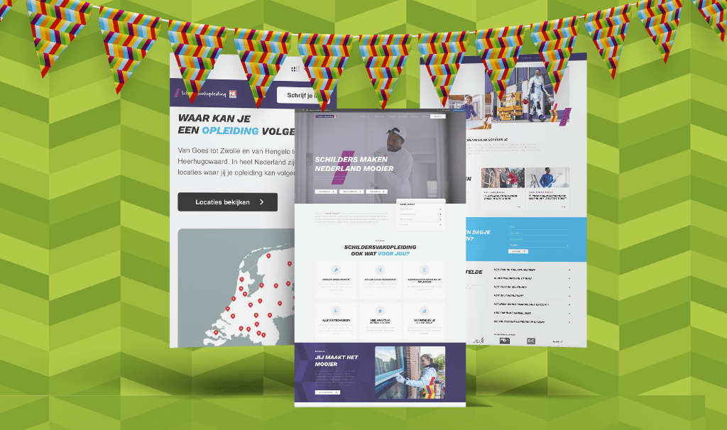 Nieuwe website voor Schildersvakopleiding