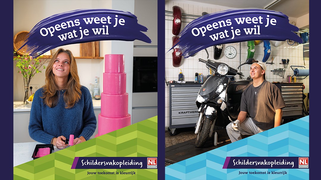 Campagne 'Opeens weet je wat je wil' van Schilders